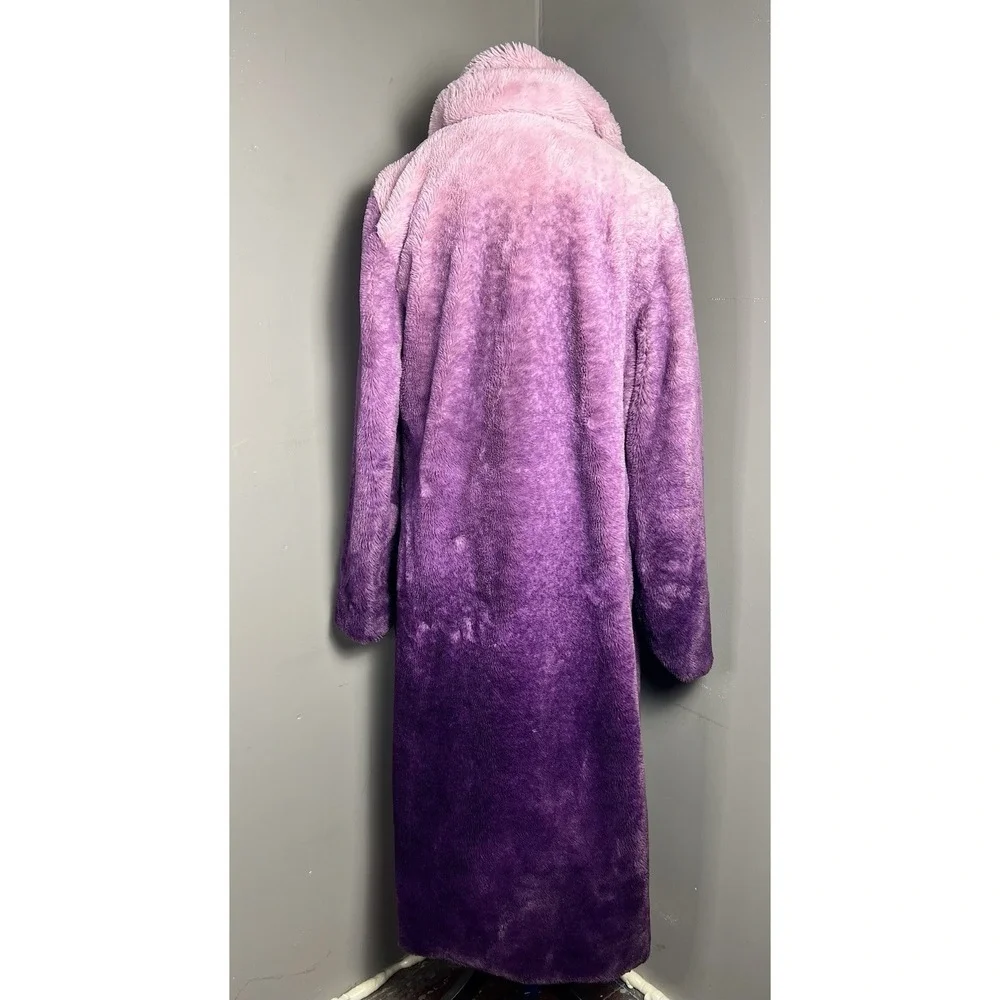 Purple Ombre Women's Coat - Picture 5 of 10
